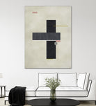 Rectangle Love by Kevin Calaguiro on GIANT ART - black abstract