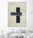 Rectangle Love by Kevin Calaguiro on GIANT ART - black abstract
