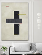 Rectangle Love by Kevin Calaguiro on GIANT ART - black abstract