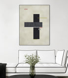 Rectangle Love by Kevin Calaguiro on GIANT ART - black abstract