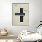 Rectangle Love by Kevin Calaguiro on GIANT ART - black abstract