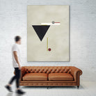 Triangle Love by Kevin Calaguiro on GIANT ART - black abstract