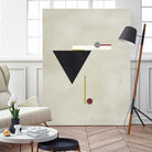 Triangle Love by Kevin Calaguiro on GIANT ART - black abstract