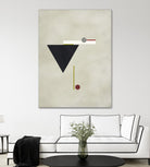 Triangle Love by Kevin Calaguiro on GIANT ART - black abstract