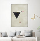 Triangle Love by Kevin Calaguiro on GIANT ART - black abstract