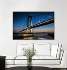 Verrazano Bridge by Franklin J. Kearney on GIANT ART - orange city scene