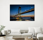 Verrazano Bridge by Franklin J. Kearney on GIANT ART - orange city scene