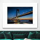 Verrazano Bridge by Franklin J. Kearney on GIANT ART - orange city scene