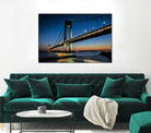 Verrazano Bridge by Franklin J. Kearney on GIANT ART - orange city scene