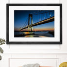 Verrazano Bridge by Franklin J. Kearney on GIANT ART - orange city scene