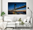 Verrazano Bridge by Franklin J. Kearney on GIANT ART - orange city scene