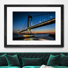 Verrazano Bridge by Franklin J. Kearney on GIANT ART - orange city scene