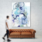 Aqua I by Kathryn Neale on GIANT ART - blue abstract