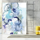 Aqua I by Kathryn Neale on GIANT ART - blue abstract