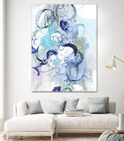 Aqua I by Kathryn Neale on GIANT ART - blue abstract