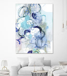 Aqua I by Kathryn Neale on GIANT ART - blue abstract