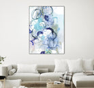 Aqua I by Kathryn Neale on GIANT ART - blue abstract