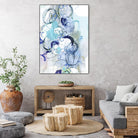 Aqua I by Kathryn Neale on GIANT ART - blue abstract