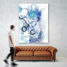 Aqua II by Kathryn Neale on GIANT ART - white abstract