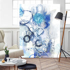 Aqua II by Kathryn Neale on GIANT ART - white abstract