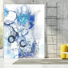 Aqua II by Kathryn Neale on GIANT ART - white abstract