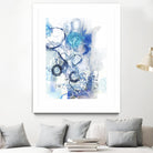 Aqua II by Kathryn Neale on GIANT ART - white abstract