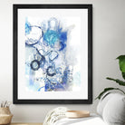 Aqua II by Kathryn Neale on GIANT ART - white abstract