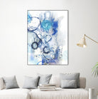 Aqua II by Kathryn Neale on GIANT ART - white abstract