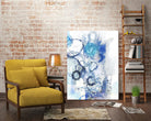 Aqua II by Kathryn Neale on GIANT ART - white abstract
