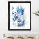 Aqua II by Kathryn Neale on GIANT ART - white abstract