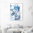 Aqua II by Kathryn Neale on GIANT ART - white abstract