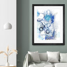Aqua II by Kathryn Neale on GIANT ART - white abstract