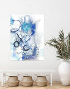 Aqua II by Kathryn Neale on GIANT ART - white abstract