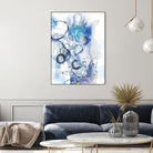 Aqua II by Kathryn Neale on GIANT ART - white abstract