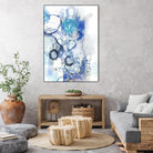 Aqua II by Kathryn Neale on GIANT ART - white abstract