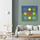 Circle Grid II by Darlene Kulig on GIANT ART - green abstract