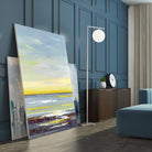 Gold Horizon by Valeria Mravyan on GIANT ART - blue abstract