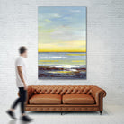 Gold Horizon by Valeria Mravyan on GIANT ART - blue abstract