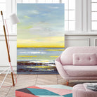 Gold Horizon by Valeria Mravyan on GIANT ART - blue abstract