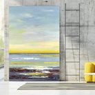 Gold Horizon by Valeria Mravyan on GIANT ART - blue abstract