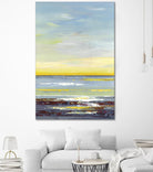Gold Horizon by Valeria Mravyan on GIANT ART - blue abstract