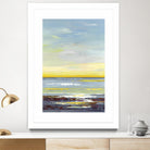 Gold Horizon by Valeria Mravyan on GIANT ART - blue abstract