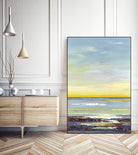 Gold Horizon by Valeria Mravyan on GIANT ART - blue abstract