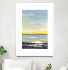 Gold Horizon by Valeria Mravyan on GIANT ART - blue abstract