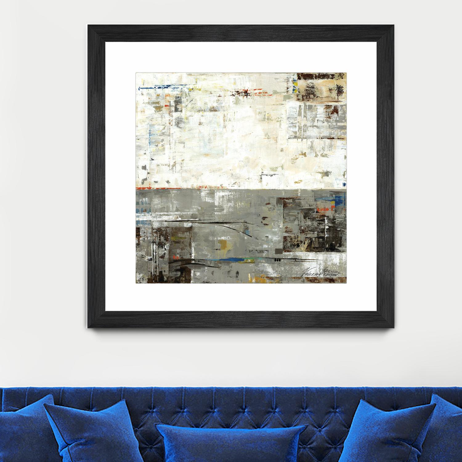 Grey Zone II by Valeria Mravyan on GIANT ART - beige abstract