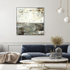 Grey Zone II by Valeria Mravyan on GIANT ART - beige abstract