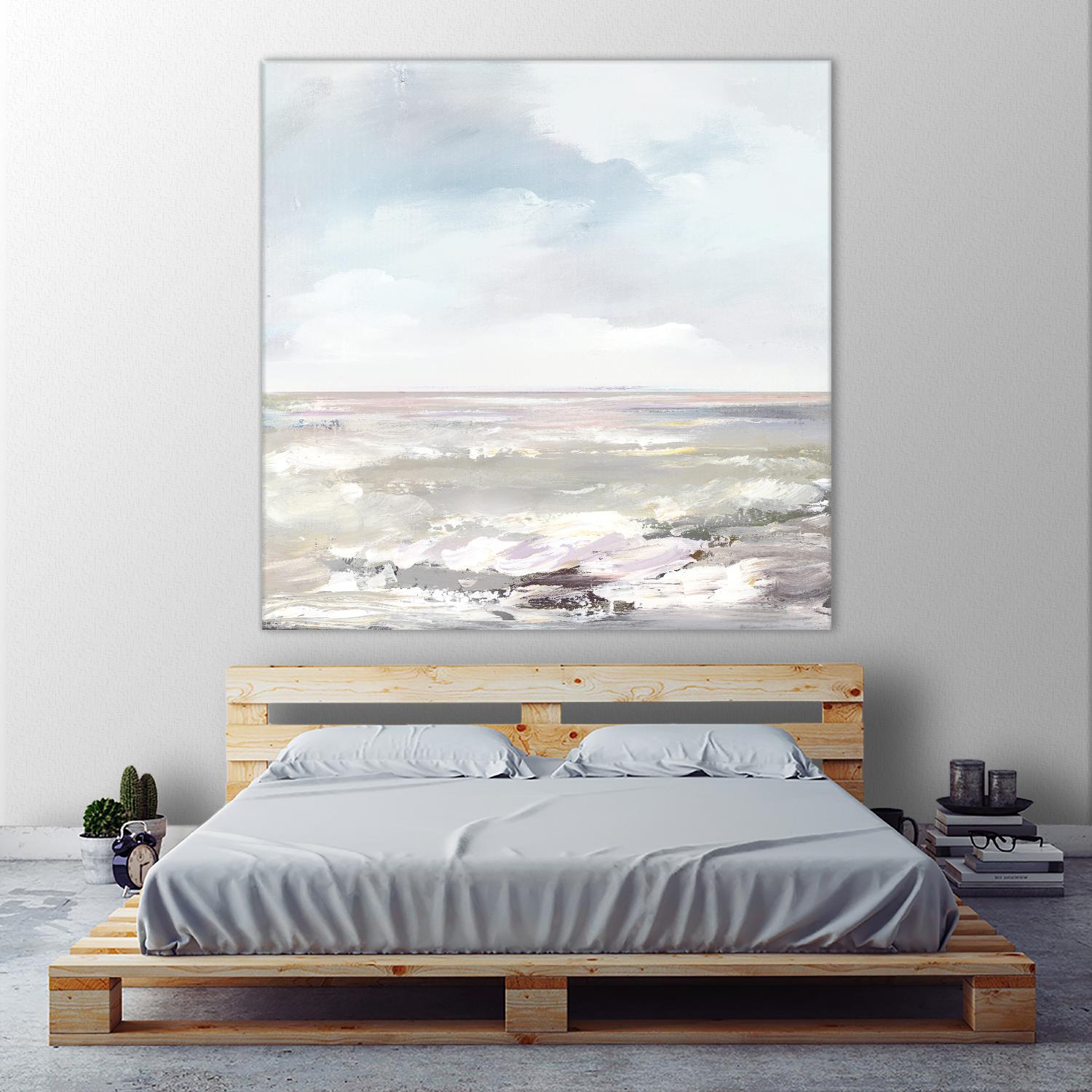 Beneath the Sky I by Valeria Mravyan on GIANT ART - pink abstract