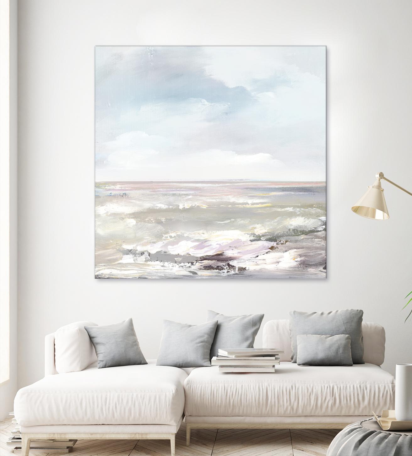 Beneath the Sky I by Valeria Mravyan on GIANT ART - pink abstract