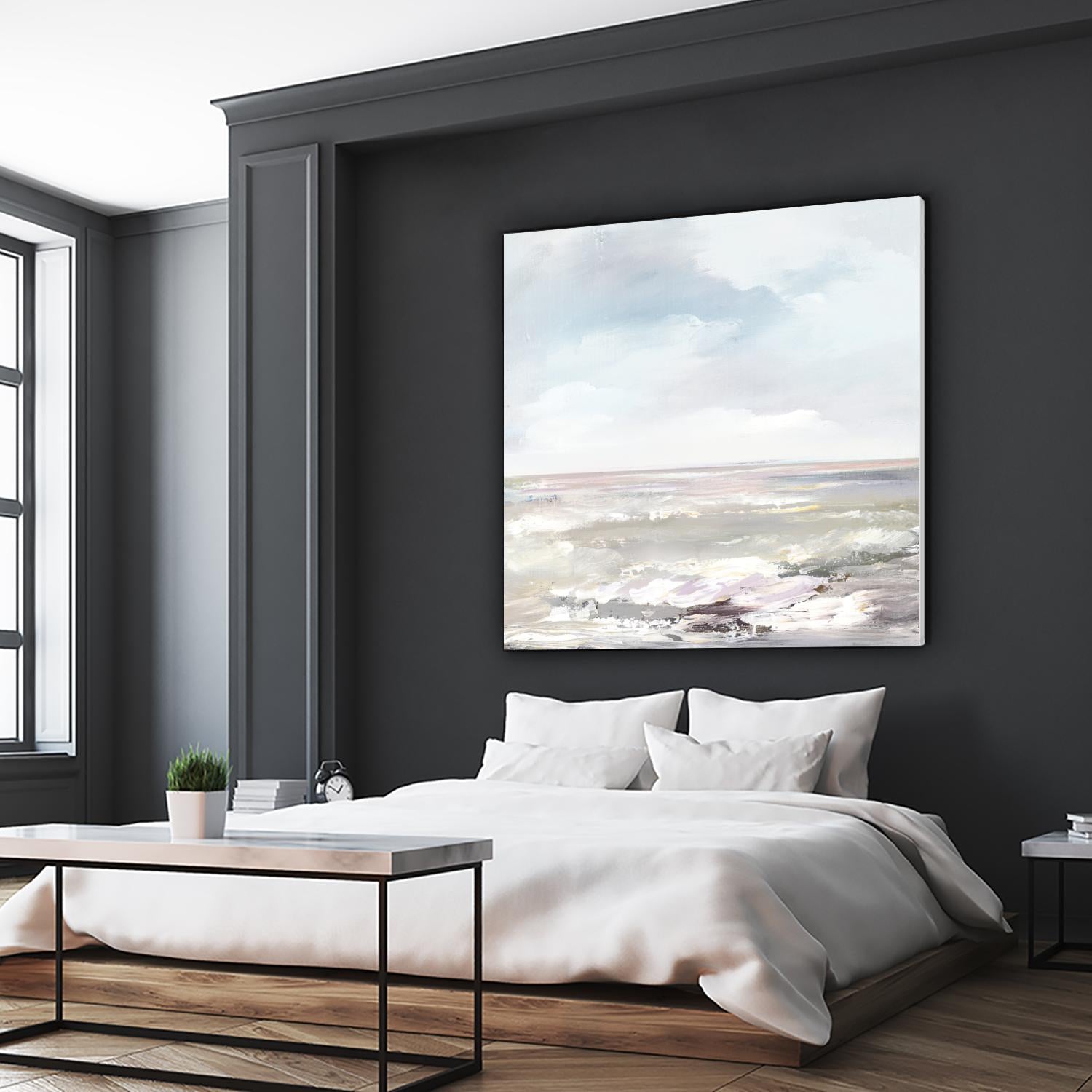 Beneath the Sky I by Valeria Mravyan on GIANT ART - pink abstract