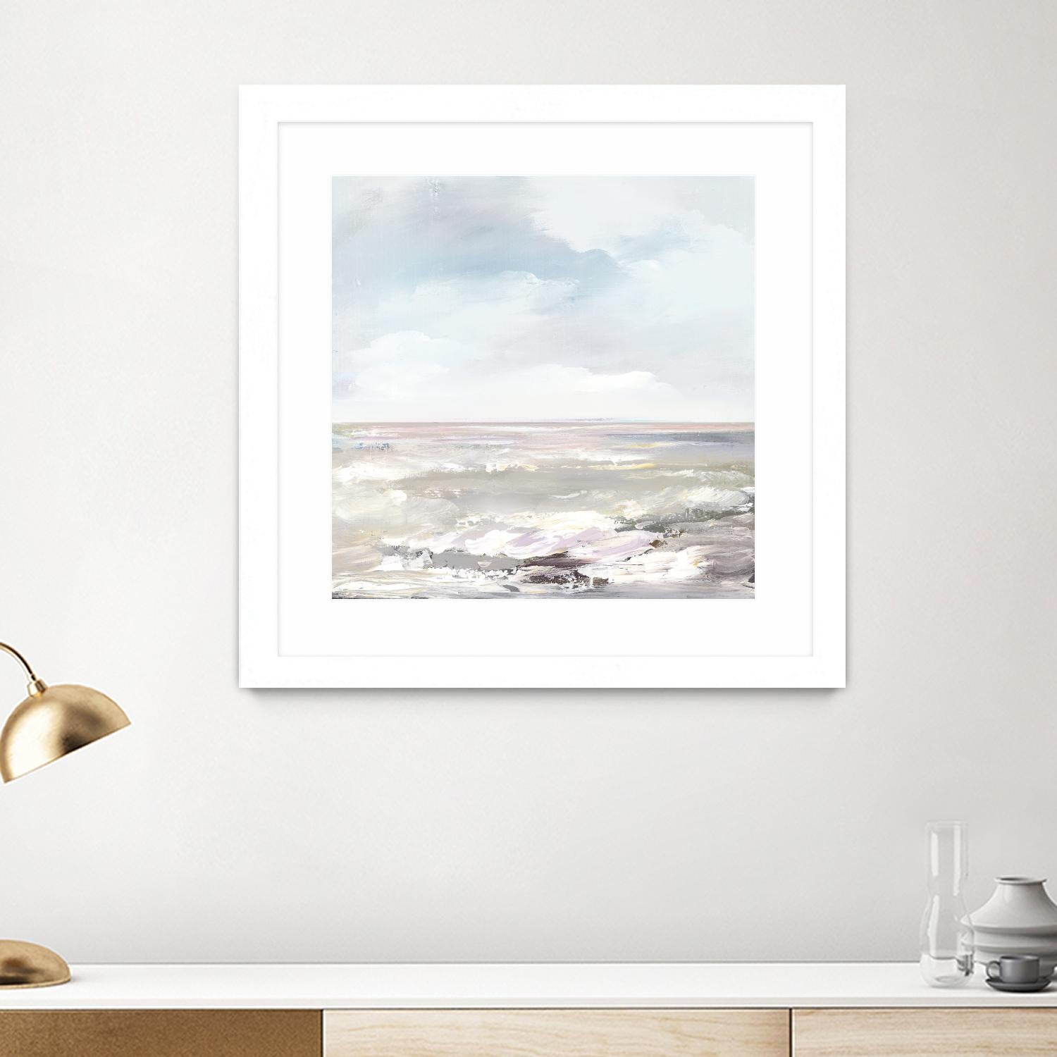 Beneath the Sky I by Valeria Mravyan on GIANT ART - pink abstract